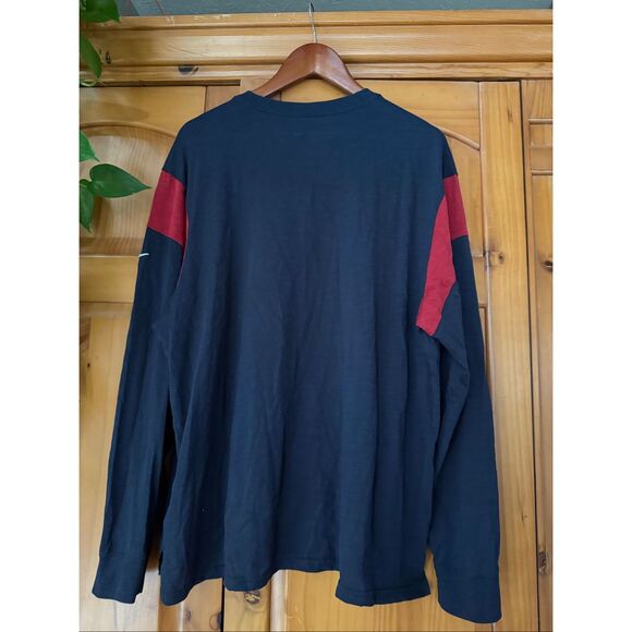 Nike Houston Texans Long-Sleeve Shirt (NFL Team Apparel, Navy/Red, XXL) - Picture 5 of 10